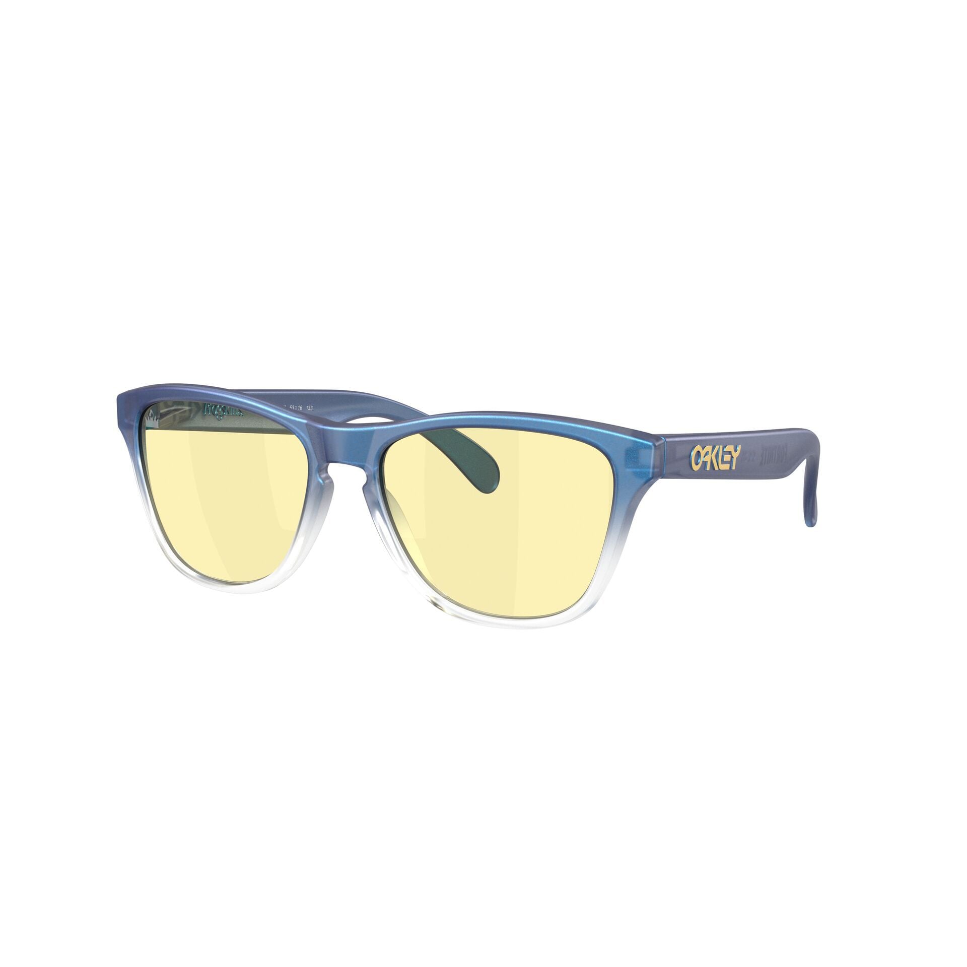 Oakley Frogskins S Matte Cyan/Blue Colorshift Prizm Gaming (53