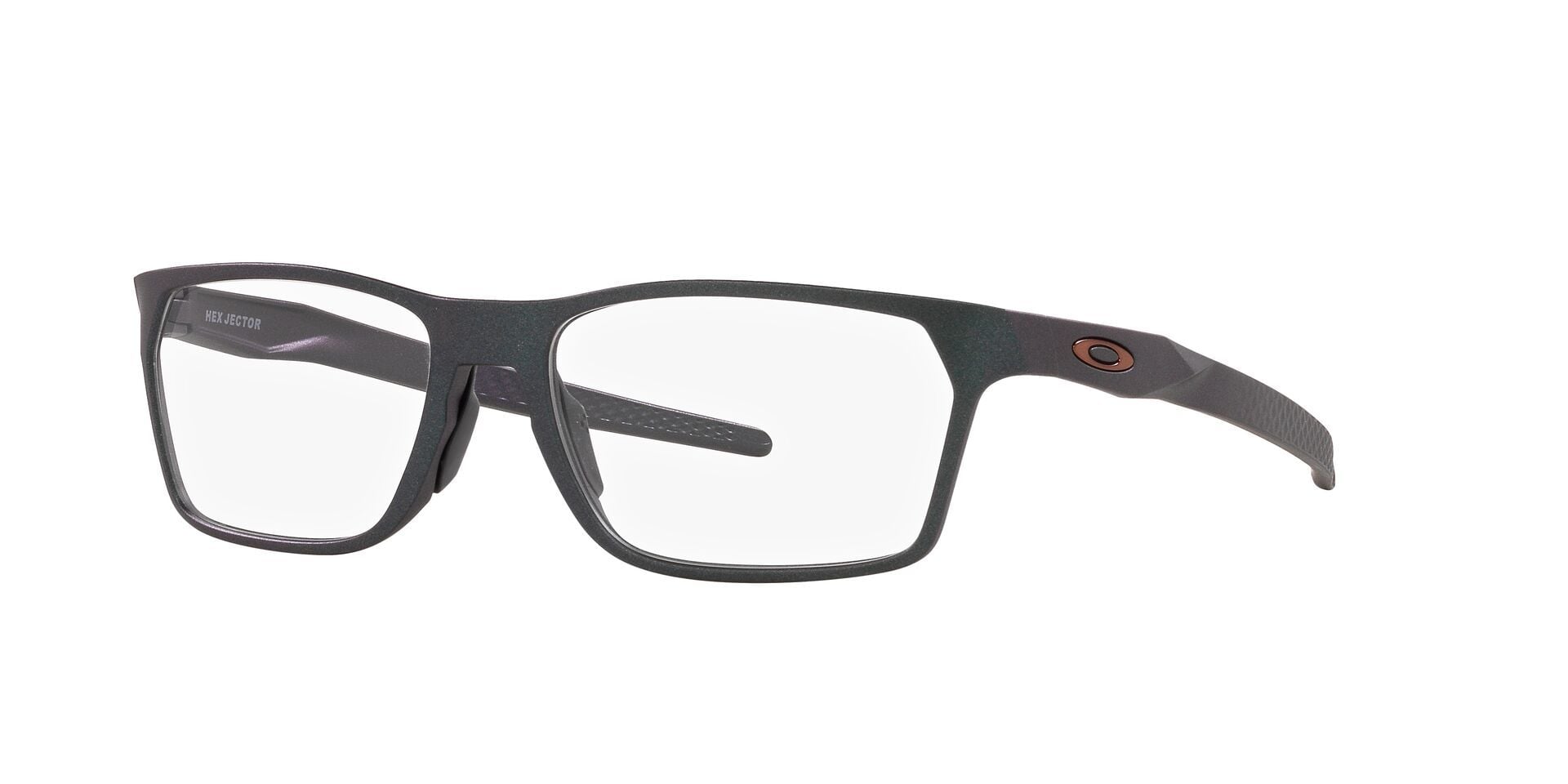 Oakley Optics Hex Jector 0OX8032 Dark Silver/Blue Colorshift Mate