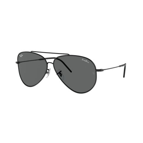 Lenny Kravitz X Ray-Ban Aviator Reverse Black Dark Grey (59