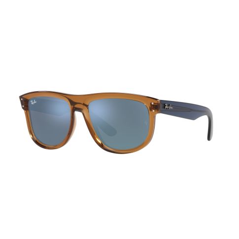 Ray-Ban Boyfriend Reverse Marrón Camel transparente Pulido Lente