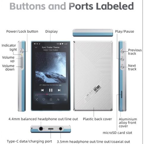 FiiO JM21 Reproductor Hi-Res y DAC portátil *Open Box* | Ebest