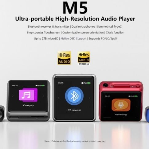 FiiO M5 Reproductor de Música Inalámbrico Portátil de alta