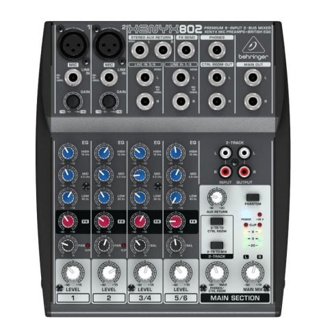 Mezclador 8 Entradas Behringer Xenyx 802 | Ebest