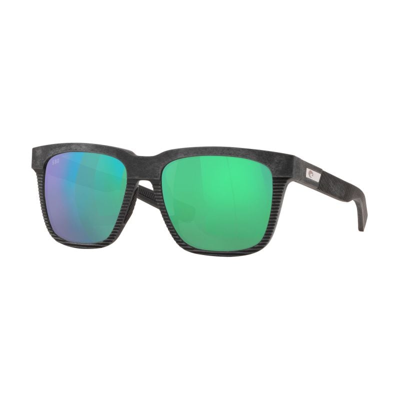 Lentes de sol Costa Del Mar Pescador Net Gray W/Gray Rubber Green Mirror 580G (55) 06S9029