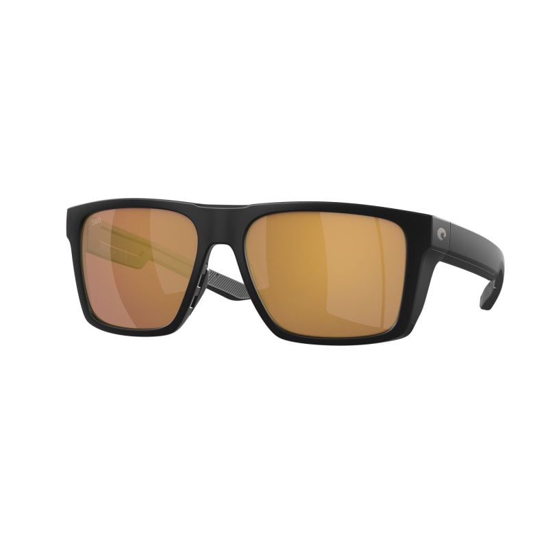 Lentes de sol Costa Del Mar Lido Matte Black Gold Mirror 580G (57) 06S9104