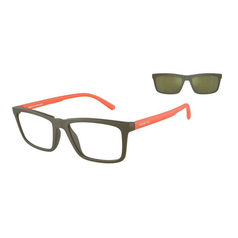 Arnette Hypno 2.0 Matte Military Green Matte Orange Clear - 55