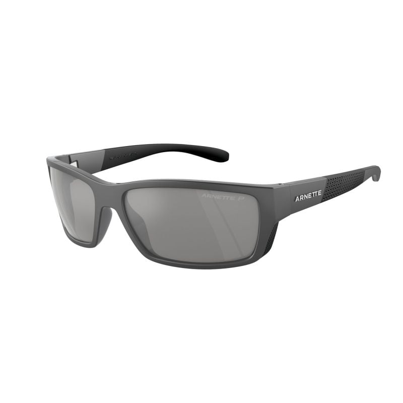 Arnette Frambuesa Medium Grey/Black Matte/Shiny Grey Mirror Silver 80 Polar (61) 0AN4336