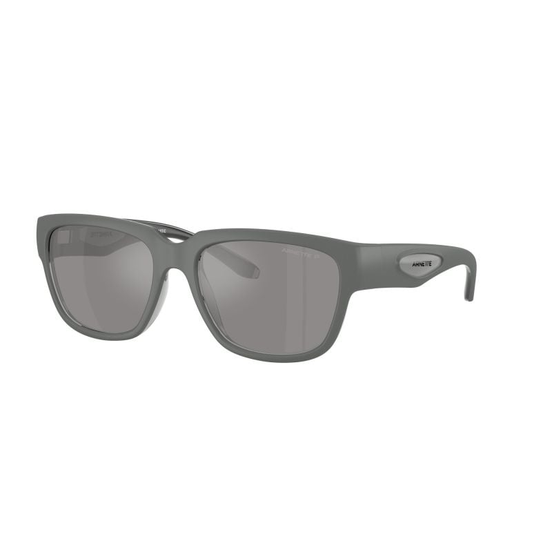 Arnette Bounce Dark Grey/Transparent Grey Grey Mirror Silver 80 Polar (56) 0AN4366