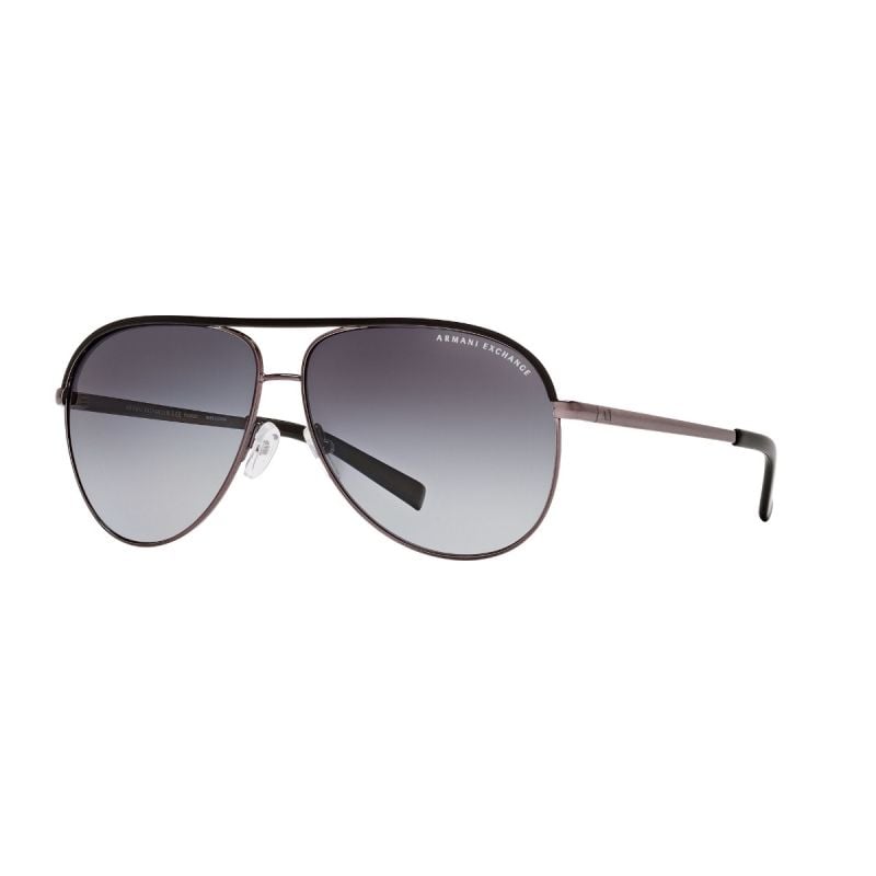 Armani Shiny Gunmetal & Black Gradient Grey Polar (61) 0AX2002