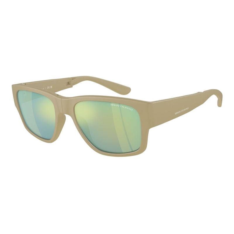 Armani Exchange Matte Beige Mirror Green (56) 0AX4141SU