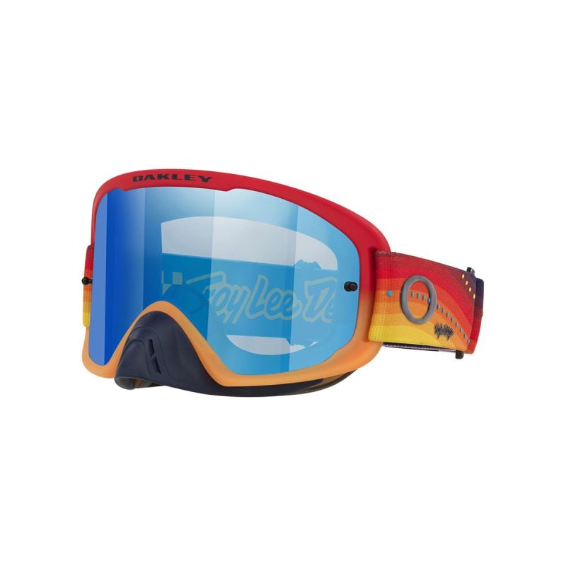 Antiparra Oakley O Frame 2.0 Pro Mx Troy Lee Desings Trans Red/Orange Black Ice Iridium (00) 0OO7115