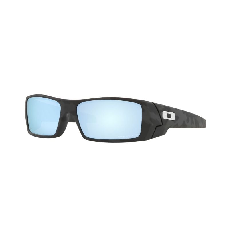 Lente de Sol Oakley Gascan  Marco Matte Black Camo  Lente Prizm Deep Water Polarized  Calibre 60 Polarized 