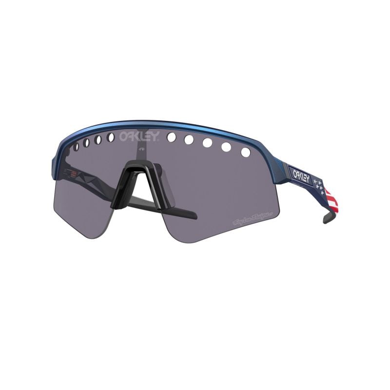 Oakley Sutro Lite Sweep Troy Lee Designs Navy Usa Flag Prizm Grey (39) 0OO9465