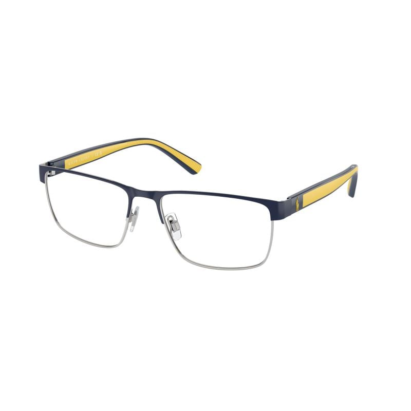 Lentes Opticos Polo Ralph Lauren Shiny Navy Blue+Yellow Rubber (56) 0PH1229