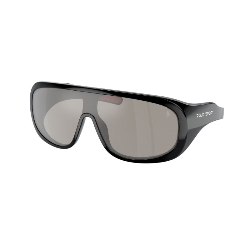 Polo Ralph Lauren Shiny Black Light Grey Mirror Silver (38) 0PH4215U