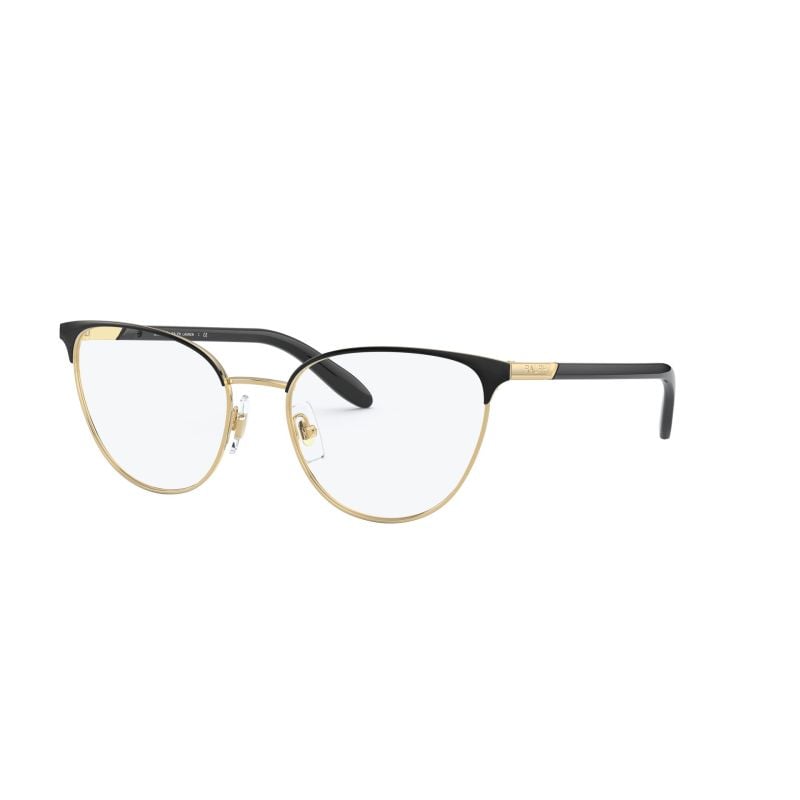 Lente Optico Ralph  Shiny black on gold rims