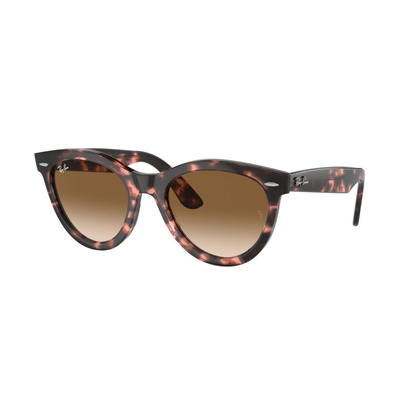 Ray-Ban Wayfarer Way Pink Havana Clear Gradient Brown (51) 0RB2241