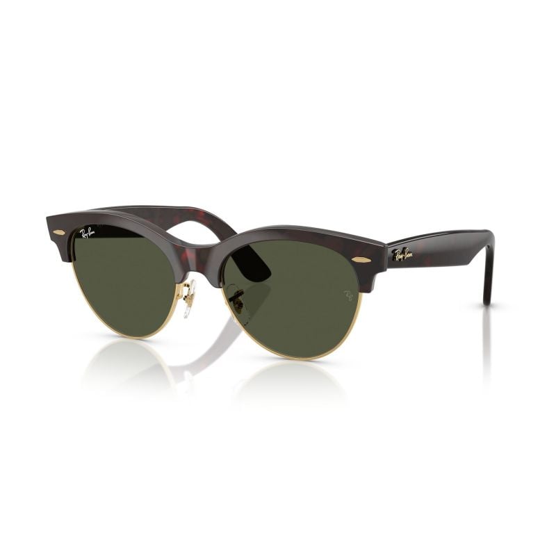 Ray-Ban Clubmaster Way Red Havana On Gold Green (54) 0RB2341
