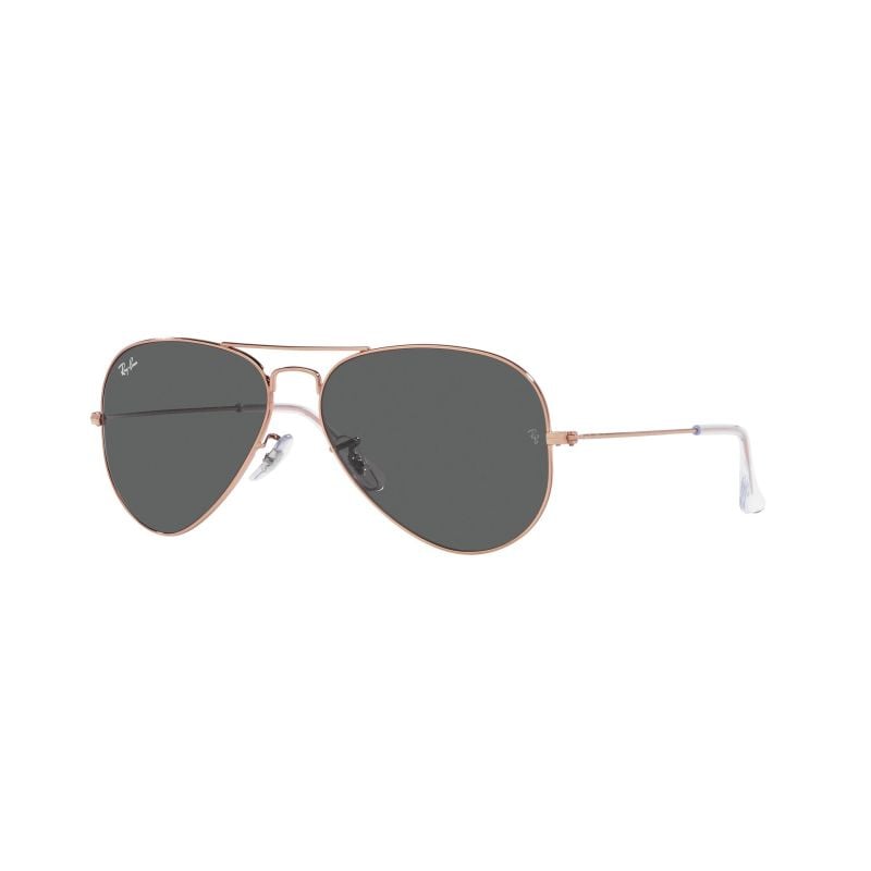 Ray-Ban Aviator Large Metal 0RB3025 Rose Gold Brillante Dark Grey