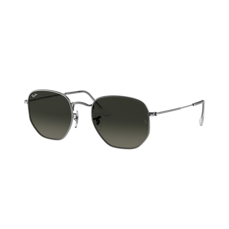 Ray-Ban Hexagonal Gunmetal Light Grey Gradient Dark Grey (48) 0RB3548N