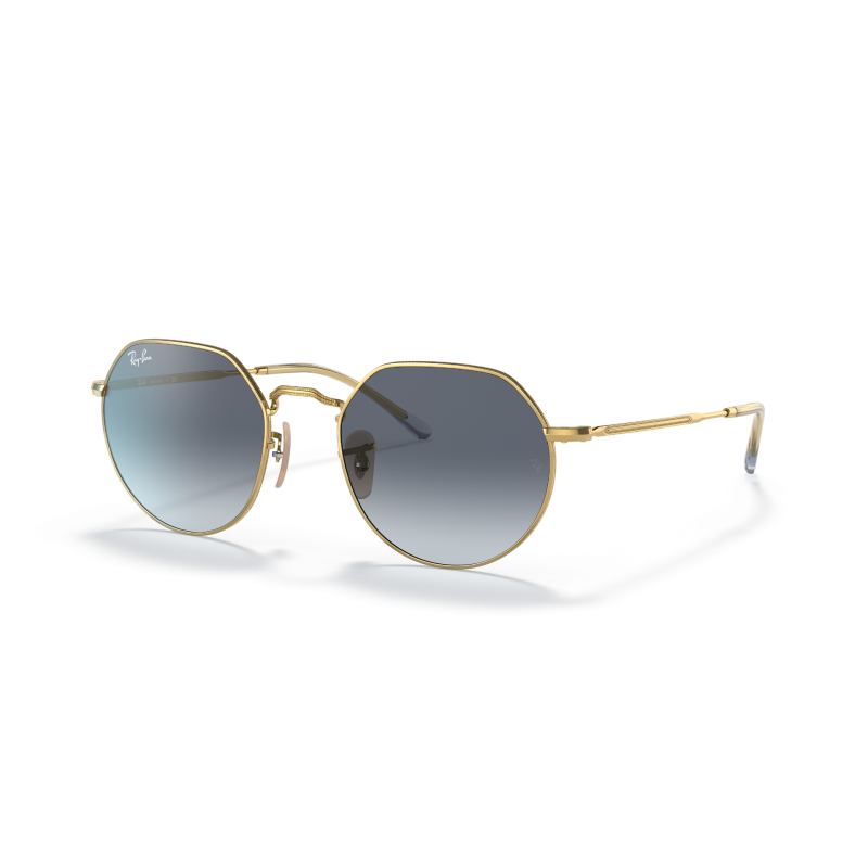 Ray-Ban Jack 0RB3565 Arista Brillante Blue Gradient Grey