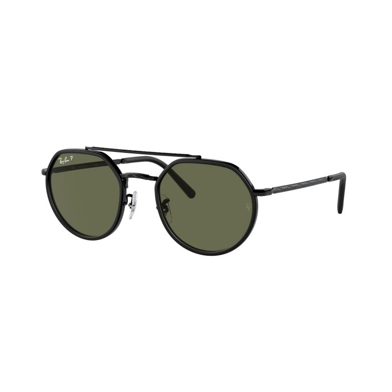 Ray-Ban RB3765  Black Green Polar - 53