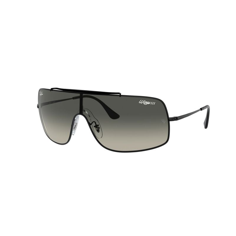 Ray-Ban Wings Iii Black Gradient Grey (36) 0RB3897