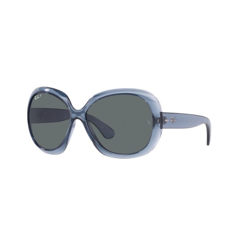 Ray Ban Jackie ohh ii Transparent blue dark grey polarizado