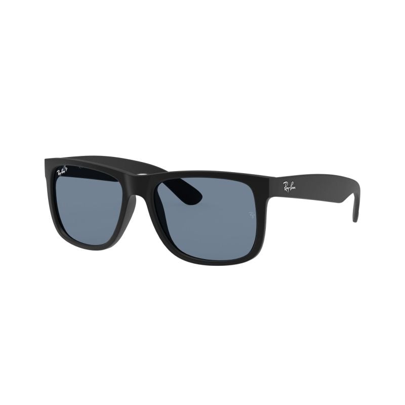 Ray-Ban 0RB4165 Justin Rubber Black Dark Blue - 57