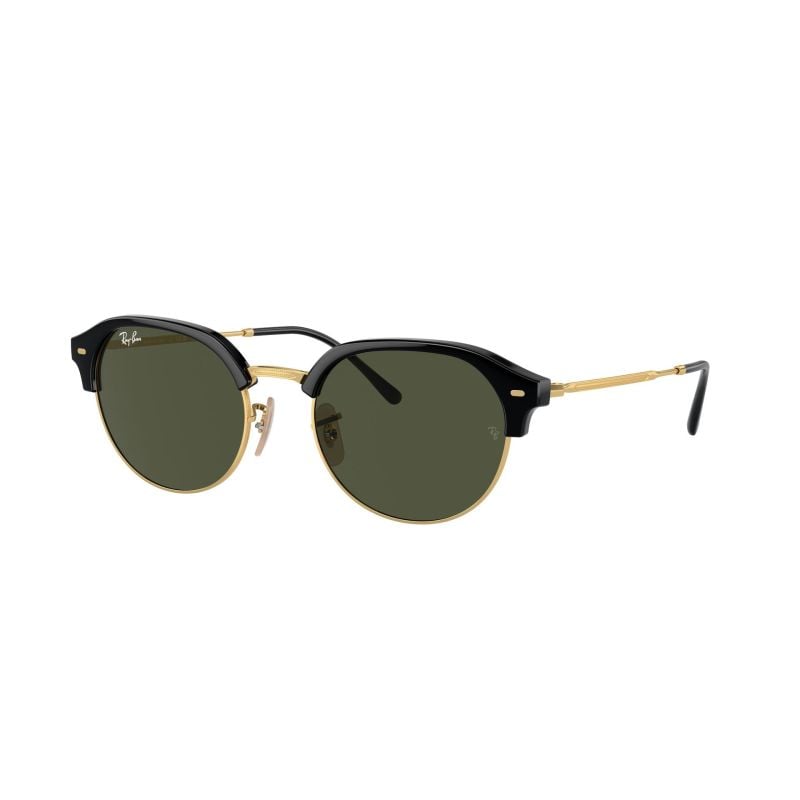 Ray-Ban Black On Arista Arista Green - 55