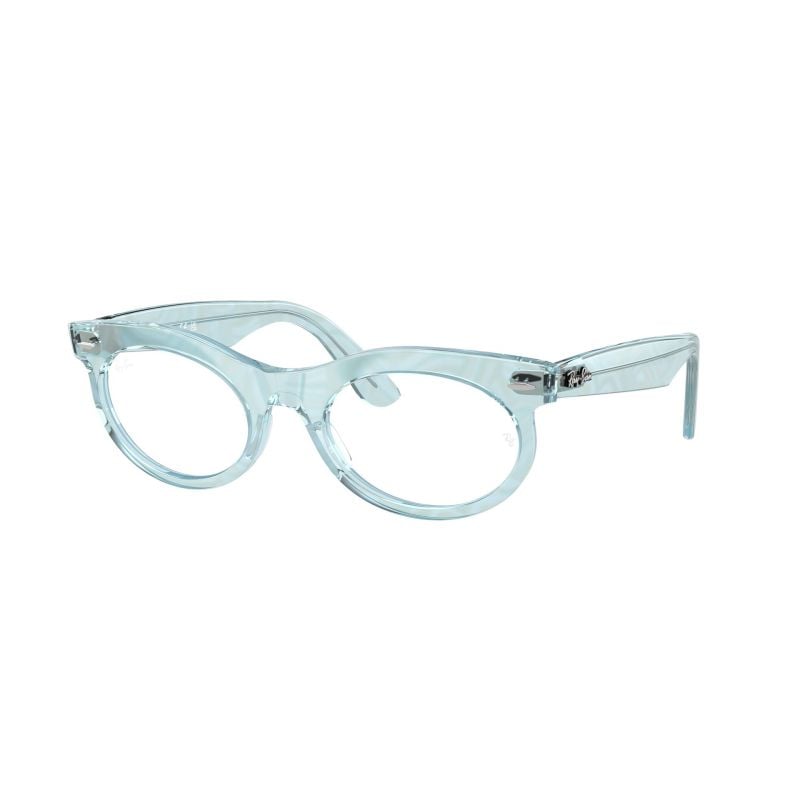 Lentes Opticos Ray-Ban Wayfarer Oval Photo Waves Azure (50) 0RX2242V