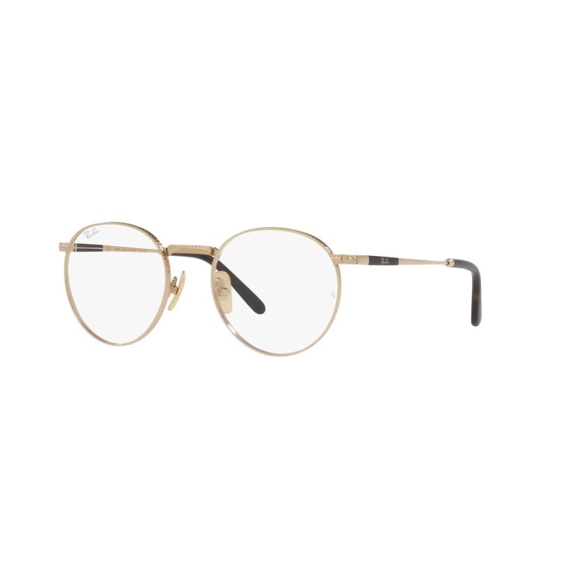 Lente Optico Ray Ban Round titanium Arista