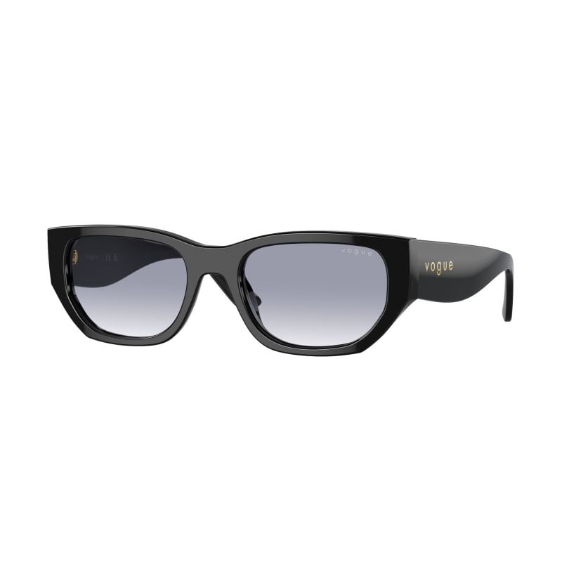 Vogue Eyewear Black Clear Gradient Blue (53) 0VO5586S