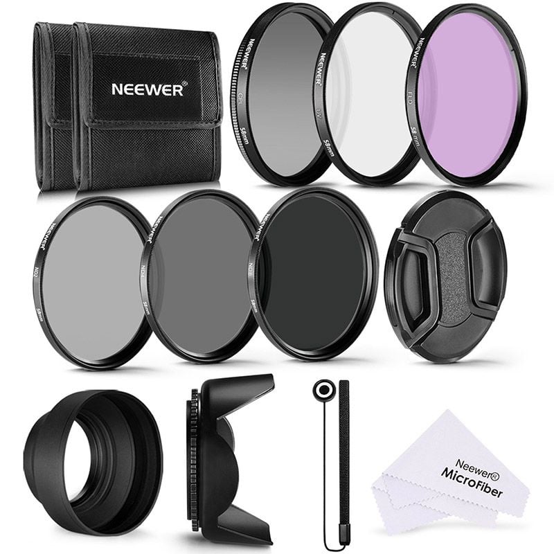 kit de Filtros de 58mm Neewer 13 Piezas