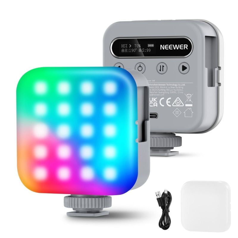 Luz de video magnética RGB Neewer BASICS BL60C