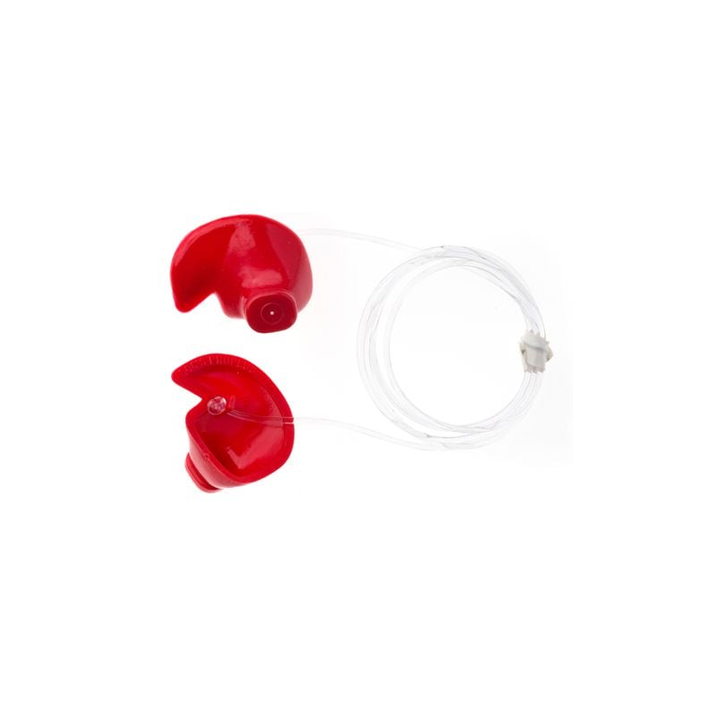 Tapones Proplugs de Doc - ventilados, rojos con correa