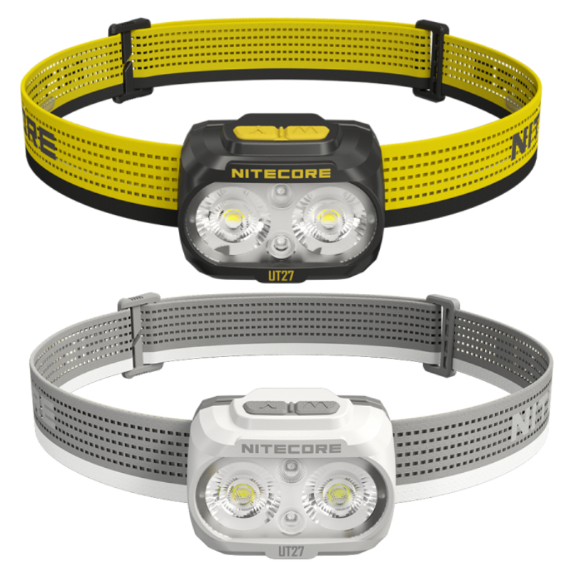 Linterna Frontal Nitecore para Trail Running UT27 800 Lúmenes Recargable USB-C