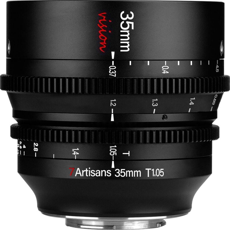 Lente  7artisans  35mm T1.05 Visión