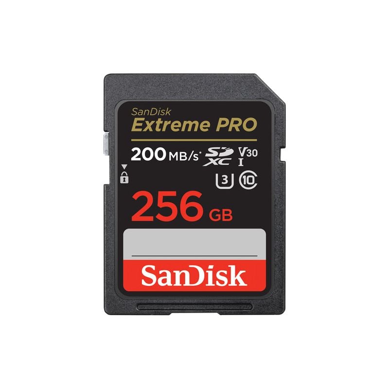 Tarjeta de memoria SanDisk Extreme PRO UHS-I SDXC de 256 GB
