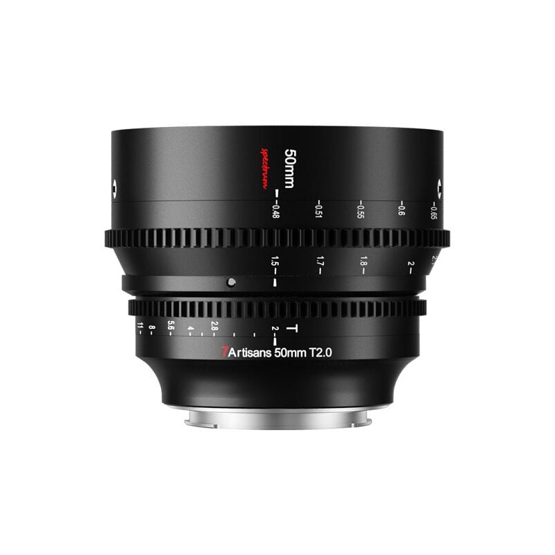 Lente de Cine 7Artisans 50mm T2.0 Spectrum prime 
