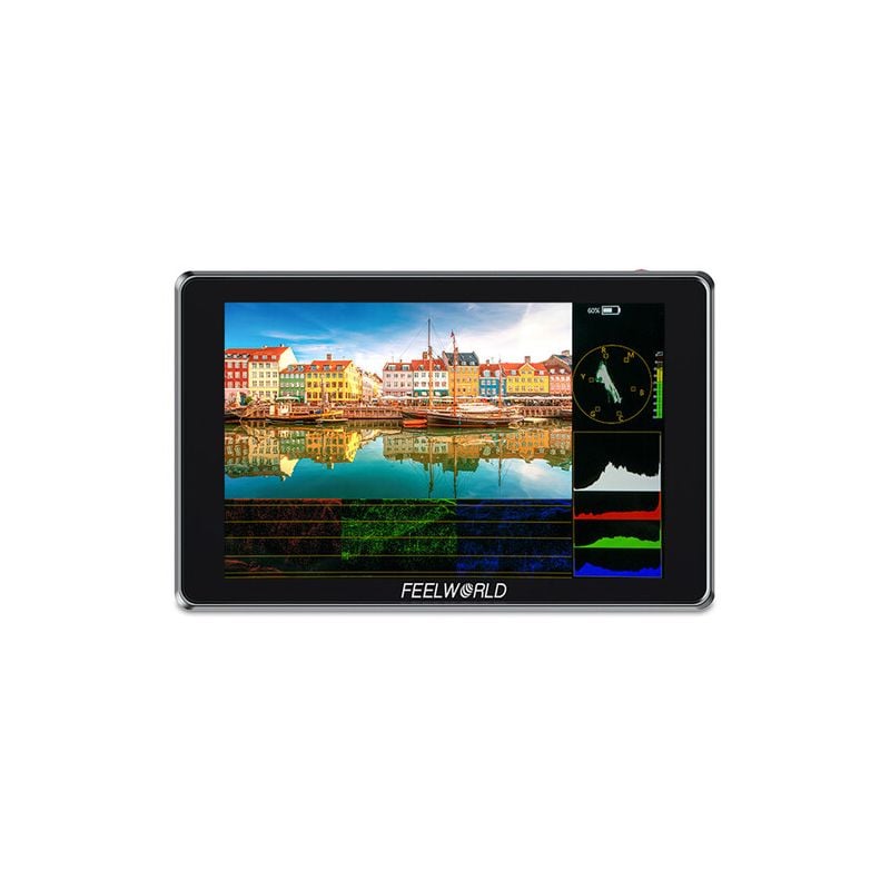 Monitor para cámara FeelWorld S7 de 7" con 12G-SDI/HDMI 2.0