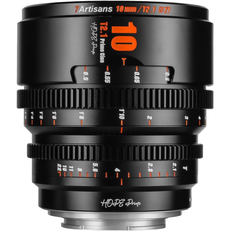 Lente de cine 7artisans 10 mm Photoelectric Hope S35 T2.1 