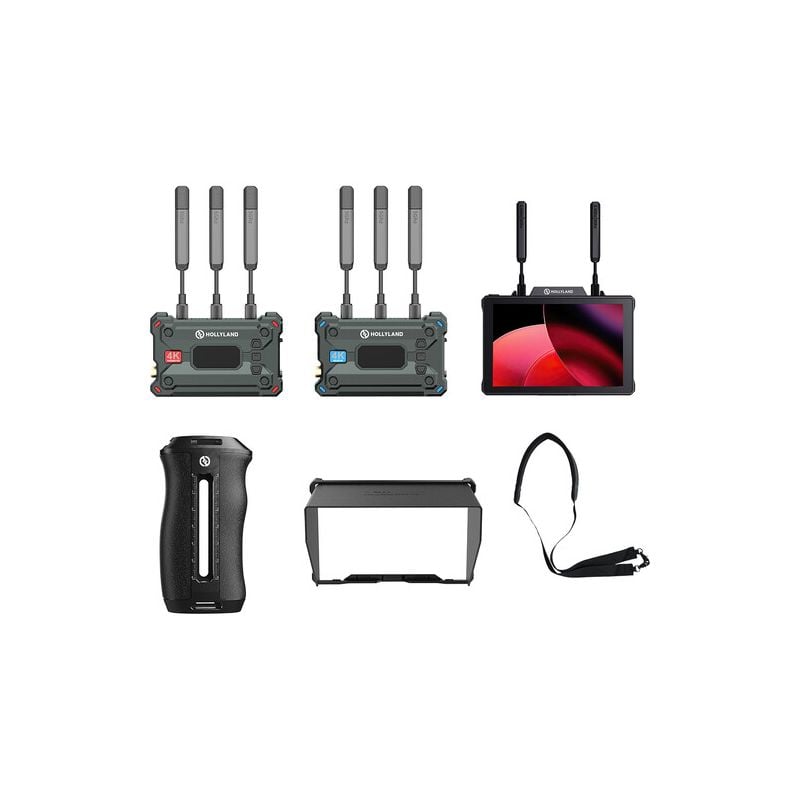 Hollyland Pyro 7 Kit Profesional de Monitoreo y Transmisión Inalámbrica de Video 