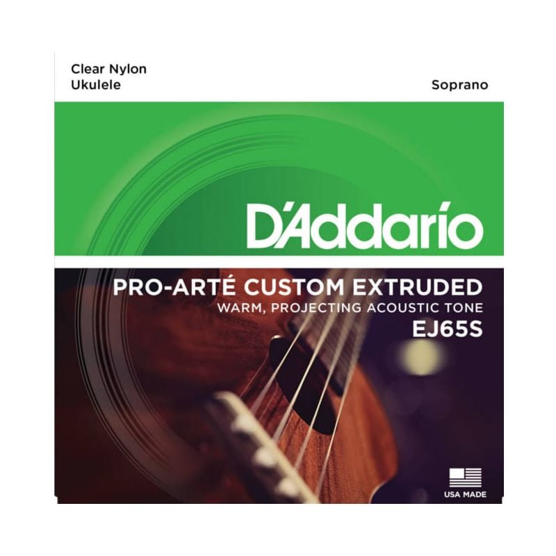 Set de cuerdas Daddario de nylon para Ukelele Soprano EJ65S