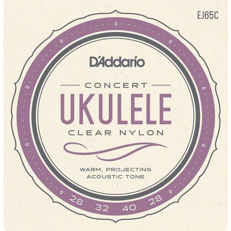 Cuerdas de Ukelele Concierto DAddario EJ65C
