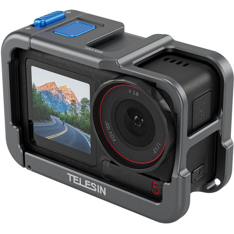 Jaula de Aluminio Telesin  para DJI Osmo Action 5 Pro, 4 y 3