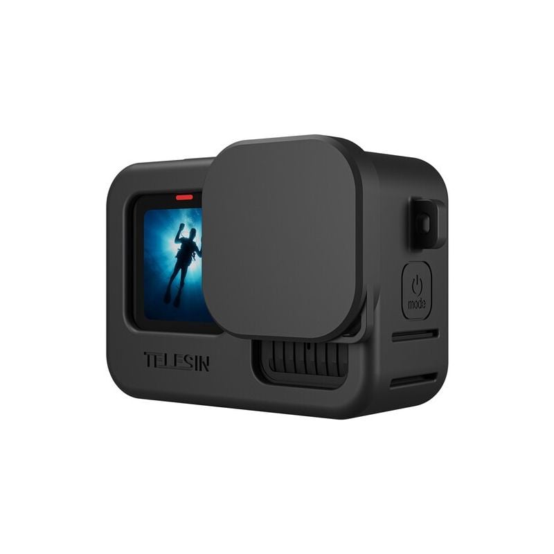Funda de Silicona Premium Telesin 2.0 para GoPro HERO 13, 12, 11, 10 y 9