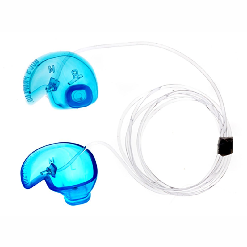 Tapones Proplugs de Doc - Sólidos (sin ventilación) Azules con Correa