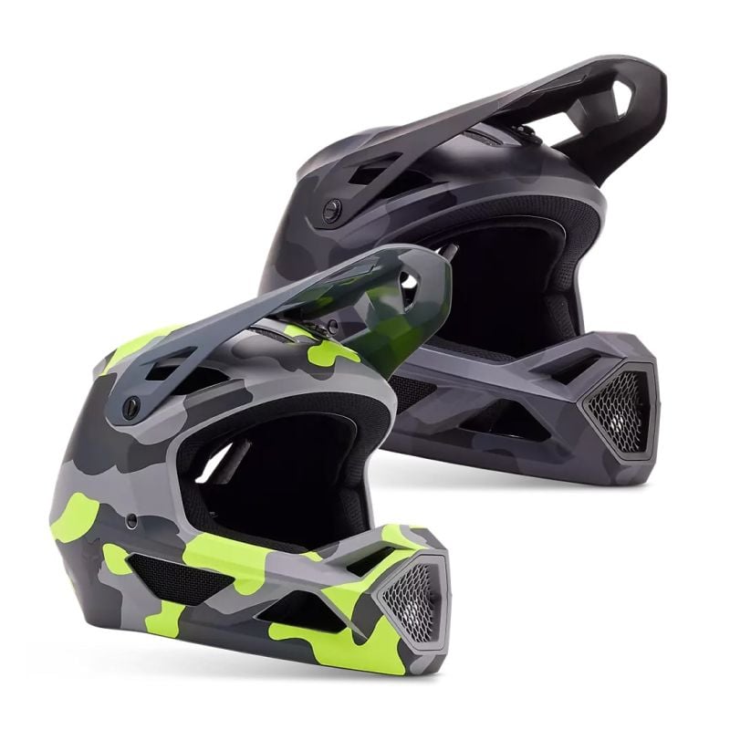 Casco Bicicleta New Rampage Camo Fox