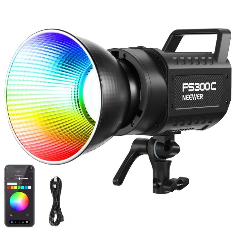 Luz LED Video Neewer RGB 300W COB Profesional